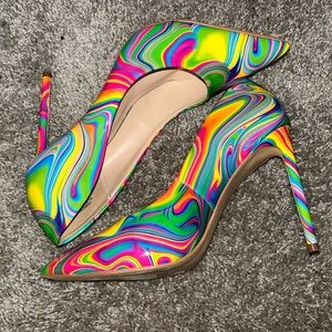 Colorful high heels